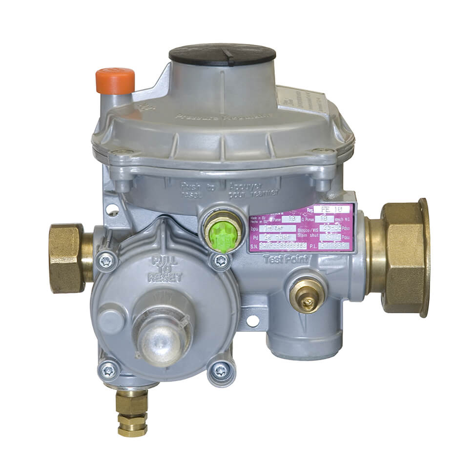 Direct-operated low pressure gas regulators