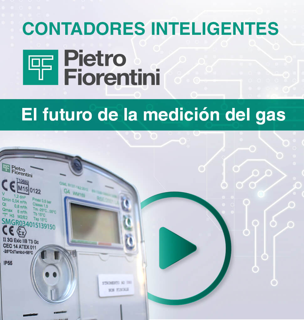 Contadores inteligentes de Pietro Fiorentini, presente y futuro de la medición del gas