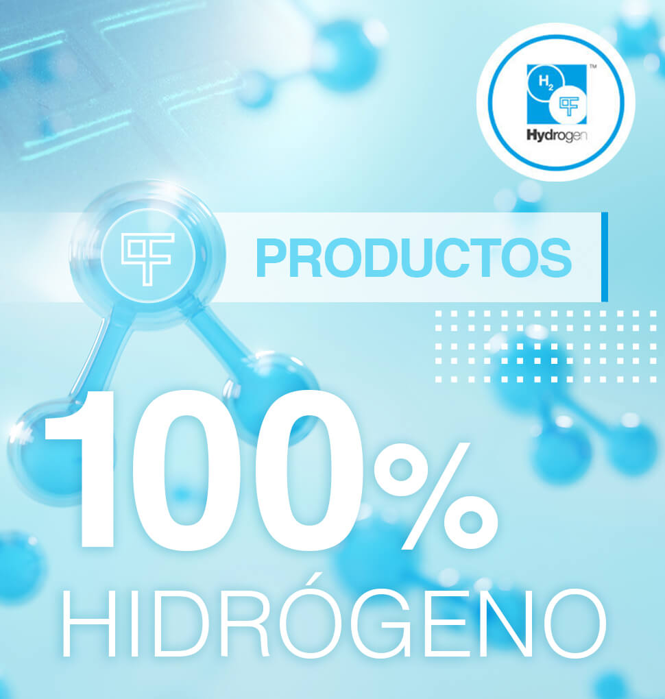 Gama de productos preparados para el 100% de Hidrógeno
