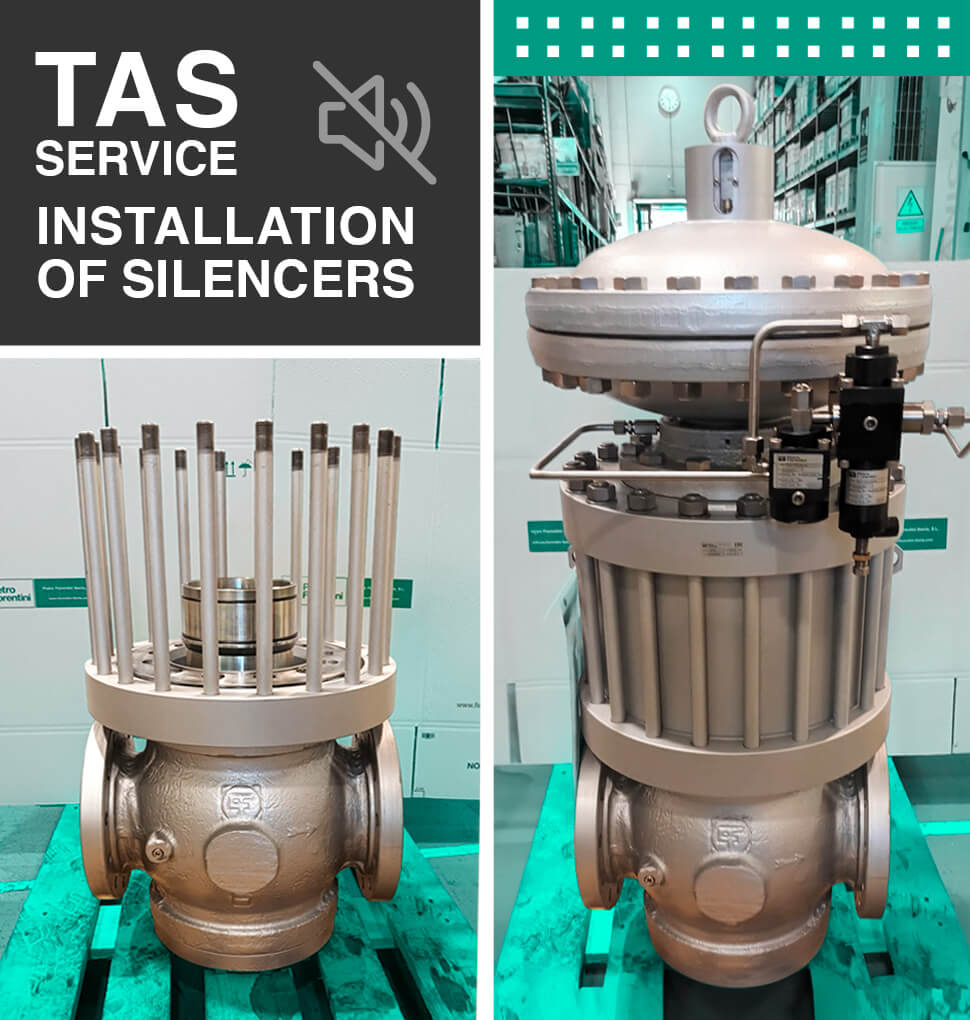 TAS Service: installation of silencers