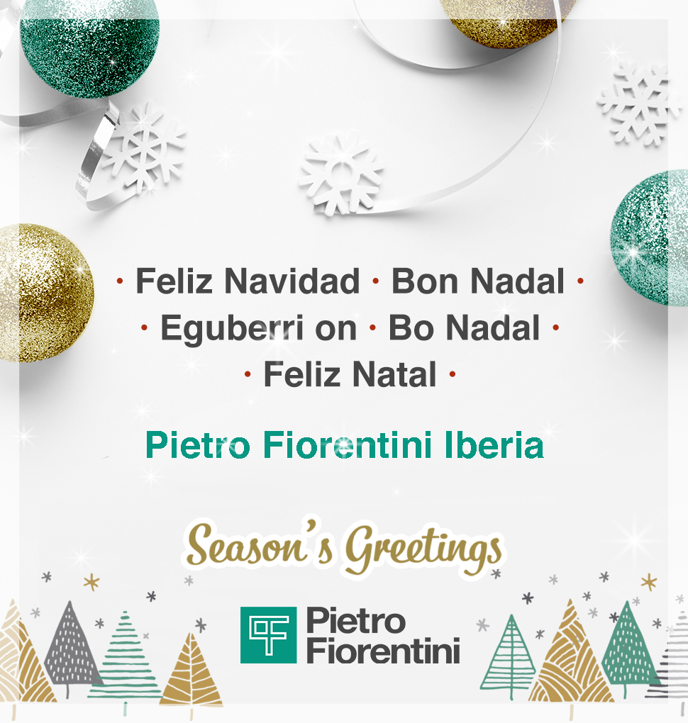 Pietro Fiorentini Iberia les desea Felices Fiestas