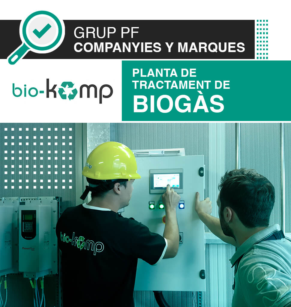 Biokomp: Planta de tractament de biogas