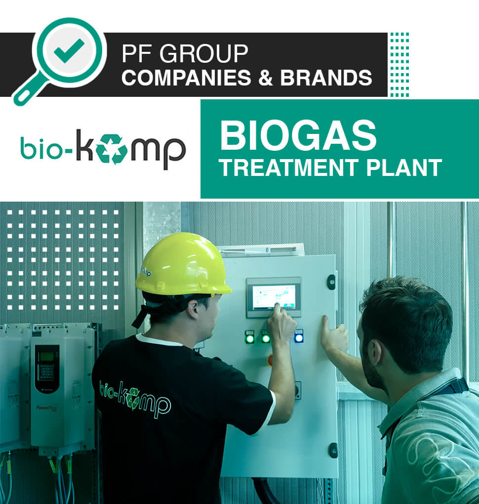 Biokomp: Biogas treatment plant