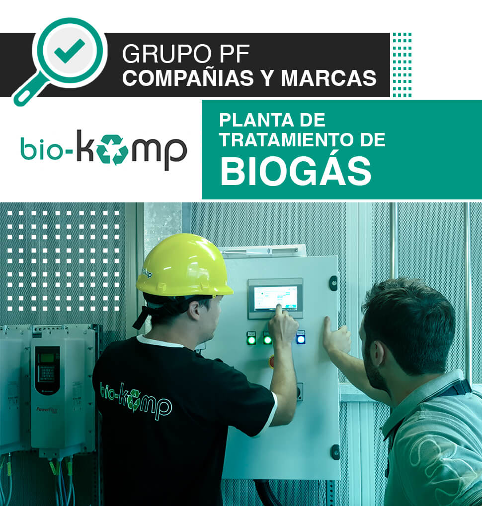 Biokomp: Planta de tratamiento de biogás
