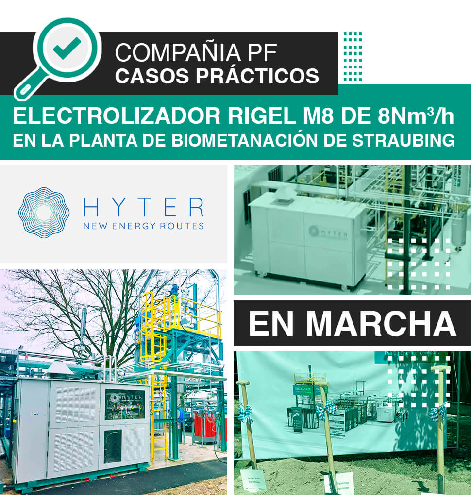 El electrolizador Hyter entra en funcionamiento en Straubing (Alemania)