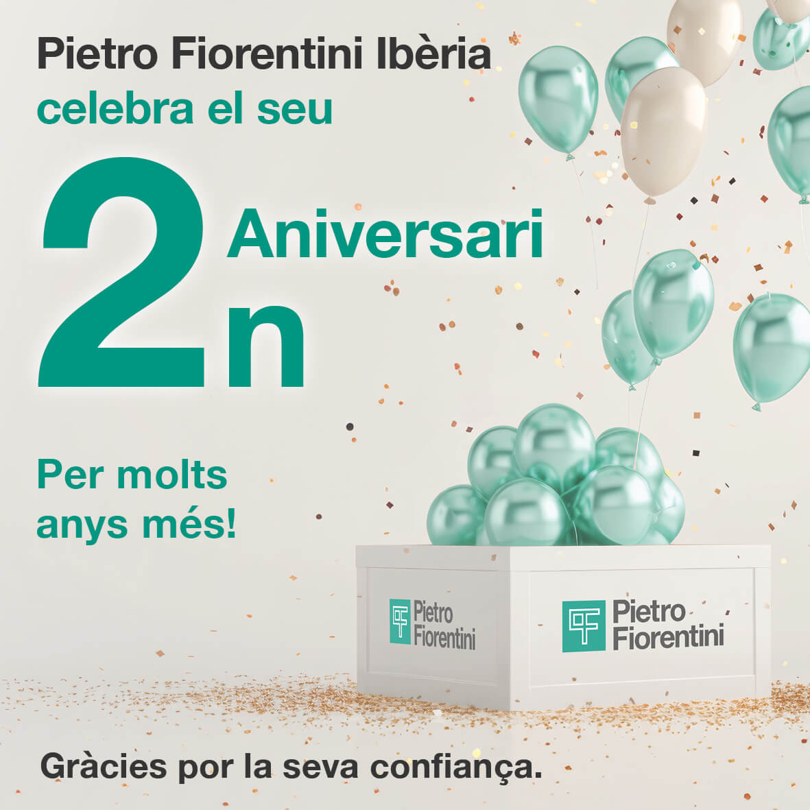 Pietro Fiorentini Ibèria celebra el seu 2n aniversari